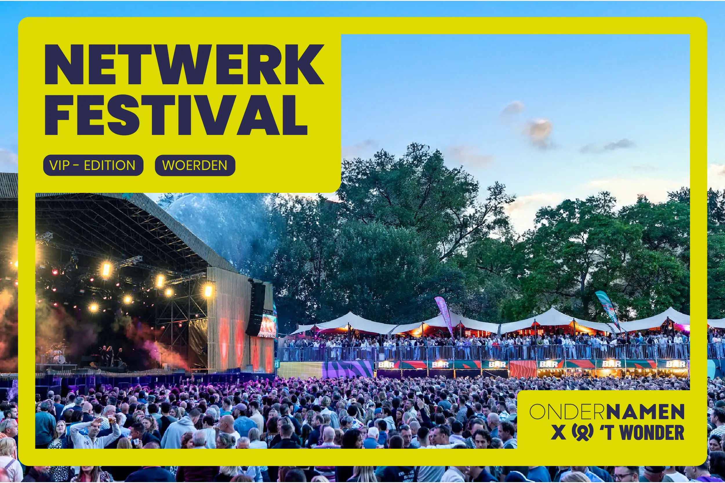 OnderNamen X 't Wonder - het Netwerk Festival van Midden-Nederland